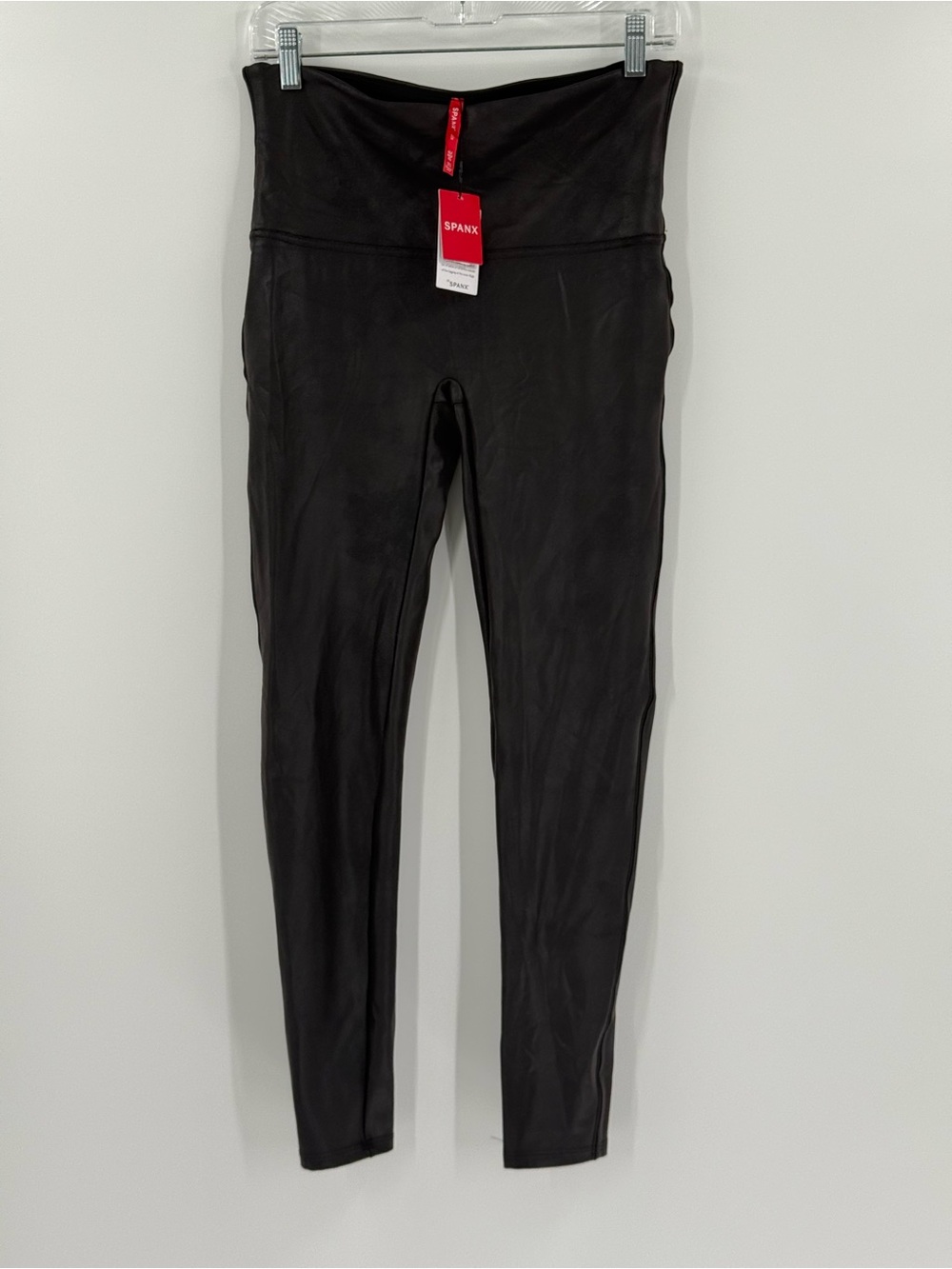 NWT SPANX Faux Leather Leggings XL